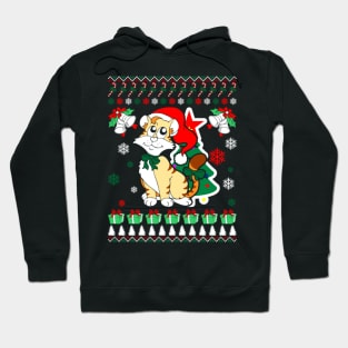 Christmas cat - Ugly Christmas Model Hoodie